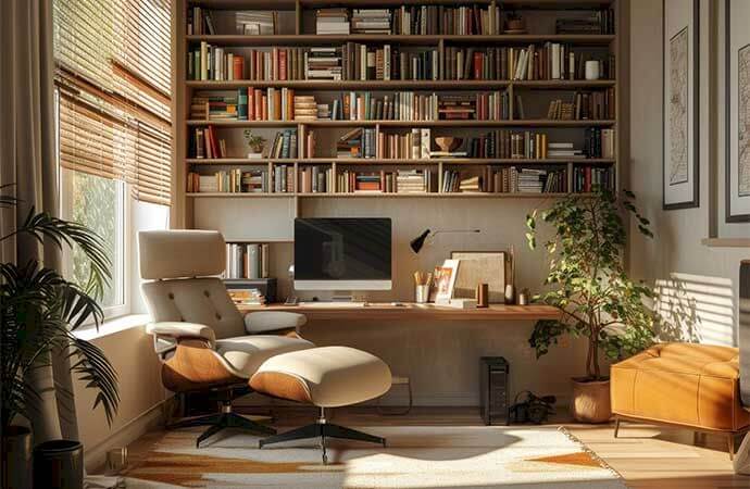 As fases de uma organização de escritório em casa
