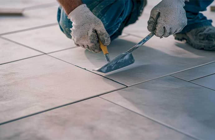 Fases de um projeto de colocação de azulejos em Portugal