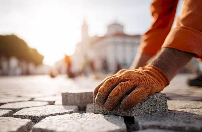 As fases de um projeto de pavimentação exterior