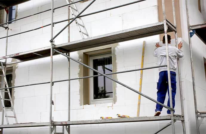 Fases de um projeto de reboco projetado em Portugal
