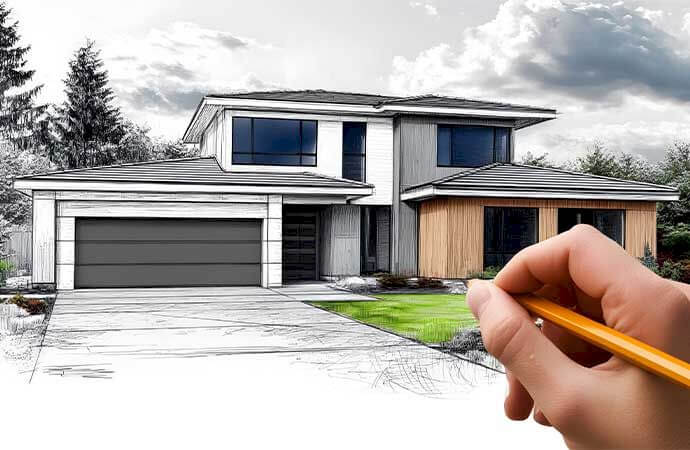 Fases do projeto de extensão de casa para Portugal