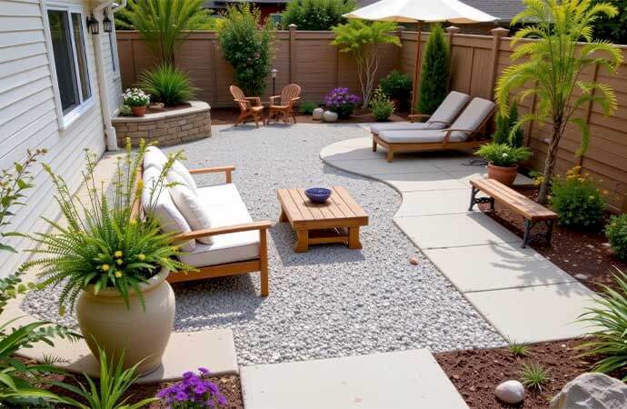 Quais são as fases de um embelezamento de terraço em pedra natural?